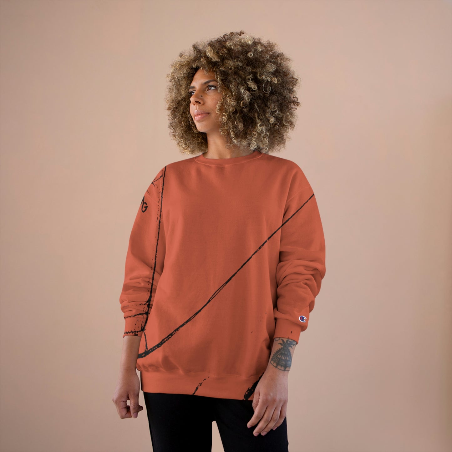 "Love 2 Love You" Sketch Champion Sweatshirt