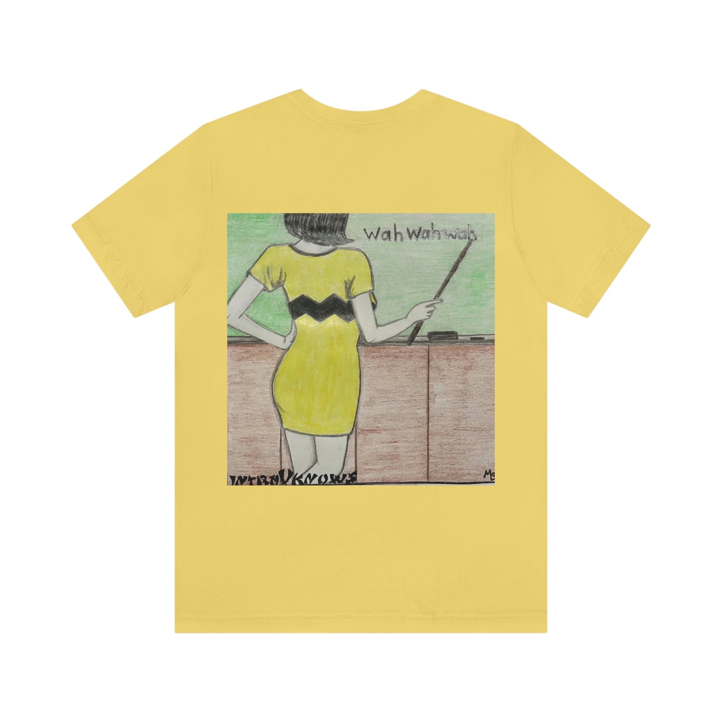 "Charlie BrownE's Teacher" T-Back