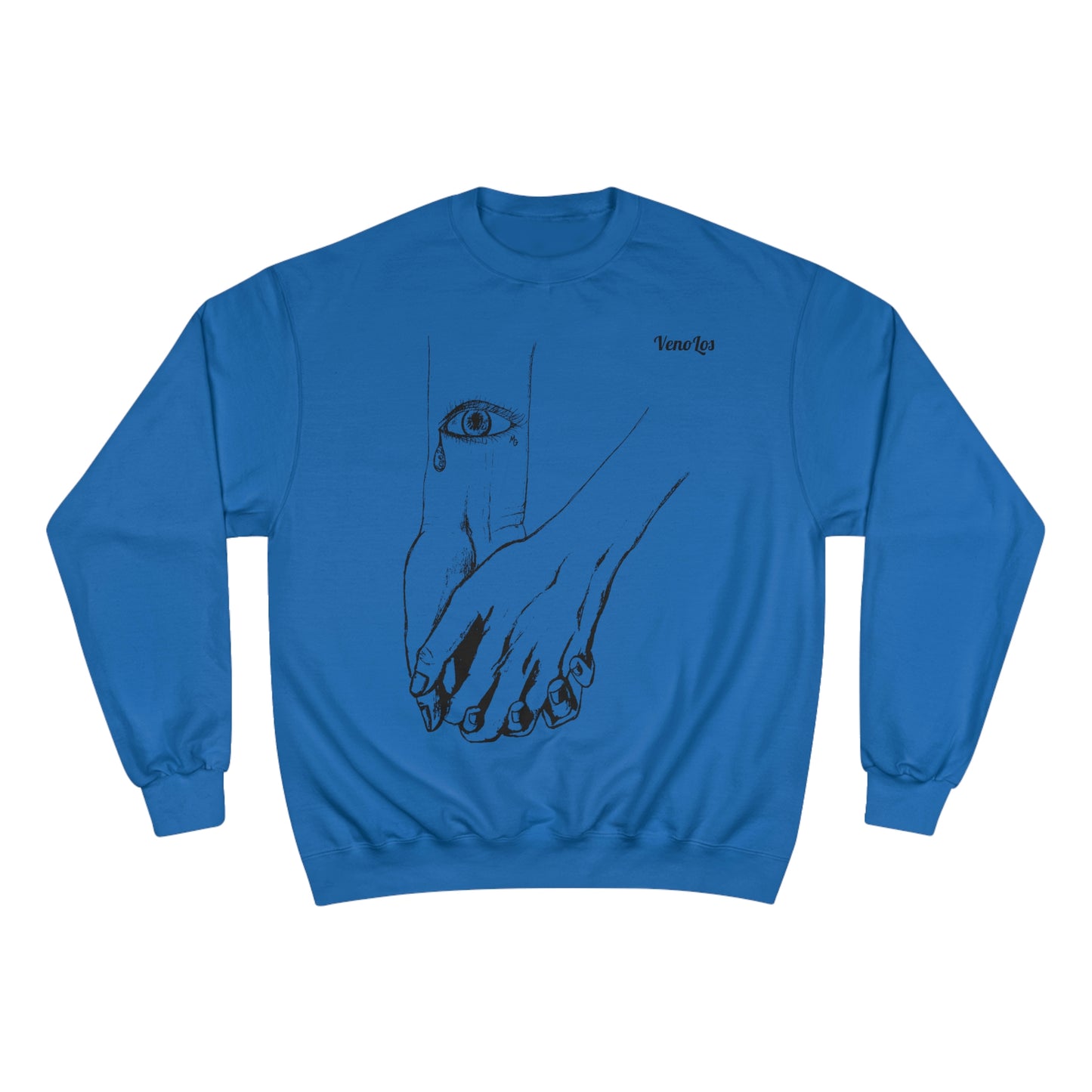 "Love 2 Love You" Sketch Champion Sweatshirt