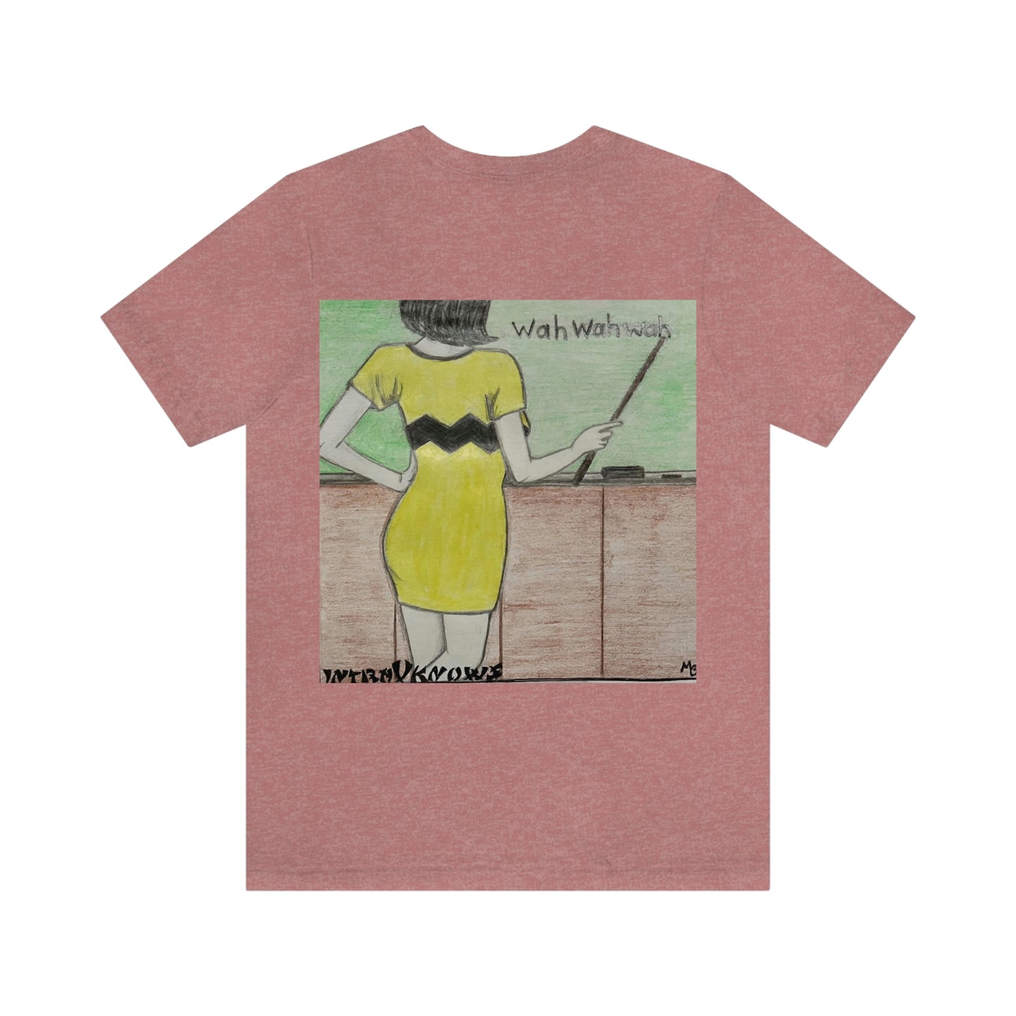 "Charlie BrownE's Teacher" T-Back