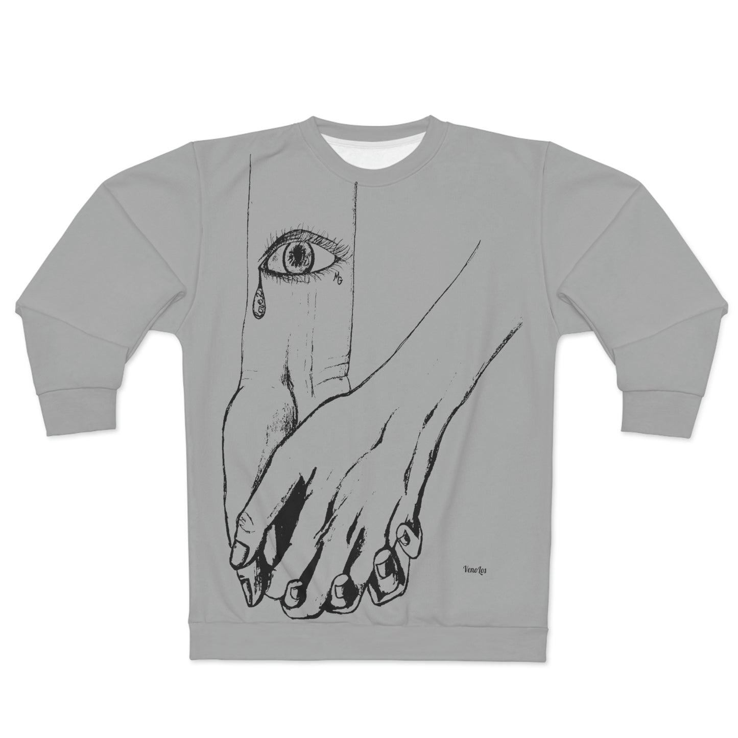 "Love 2 Love You" Large Design Sweatshirt