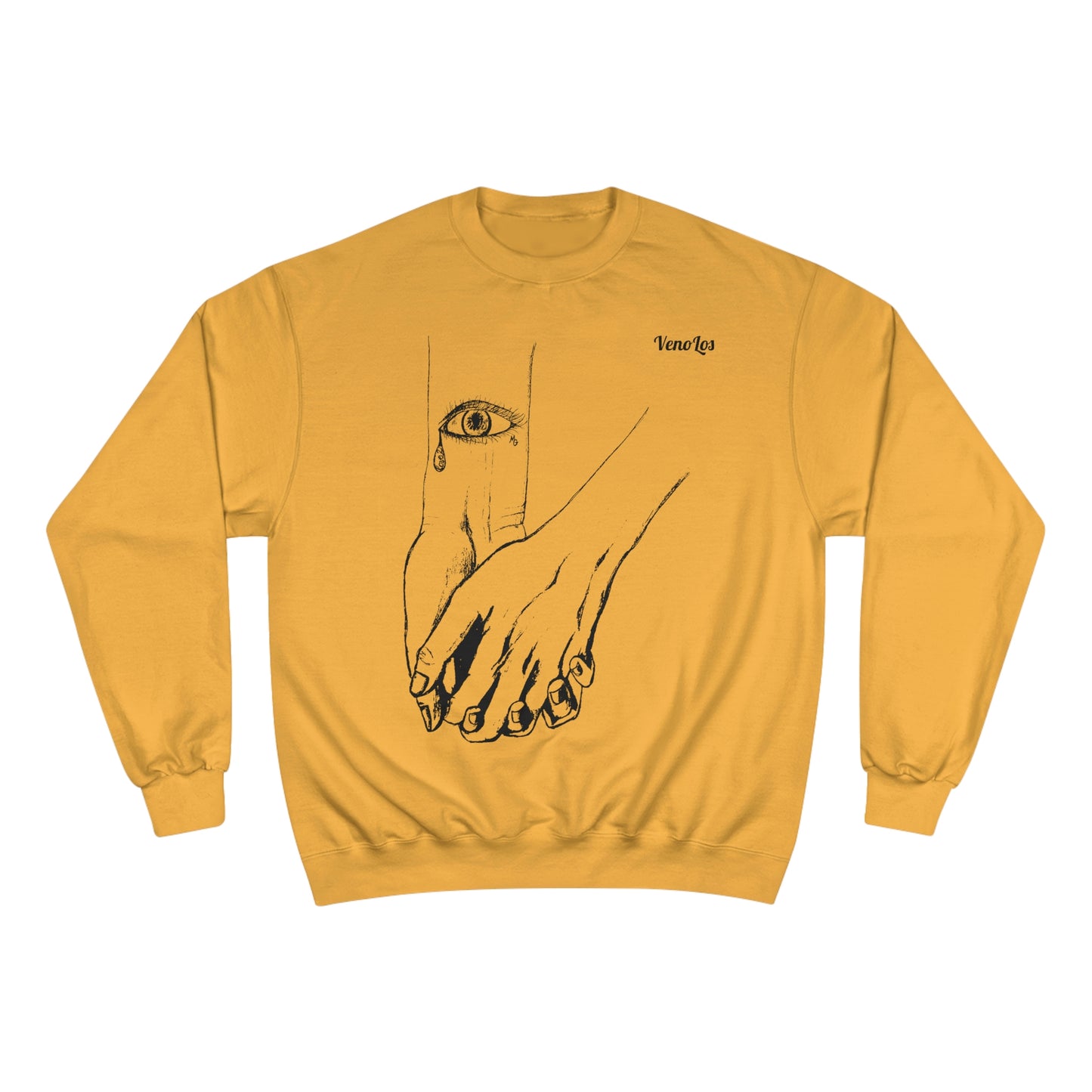 "Love 2 Love You" Sketch Champion Sweatshirt