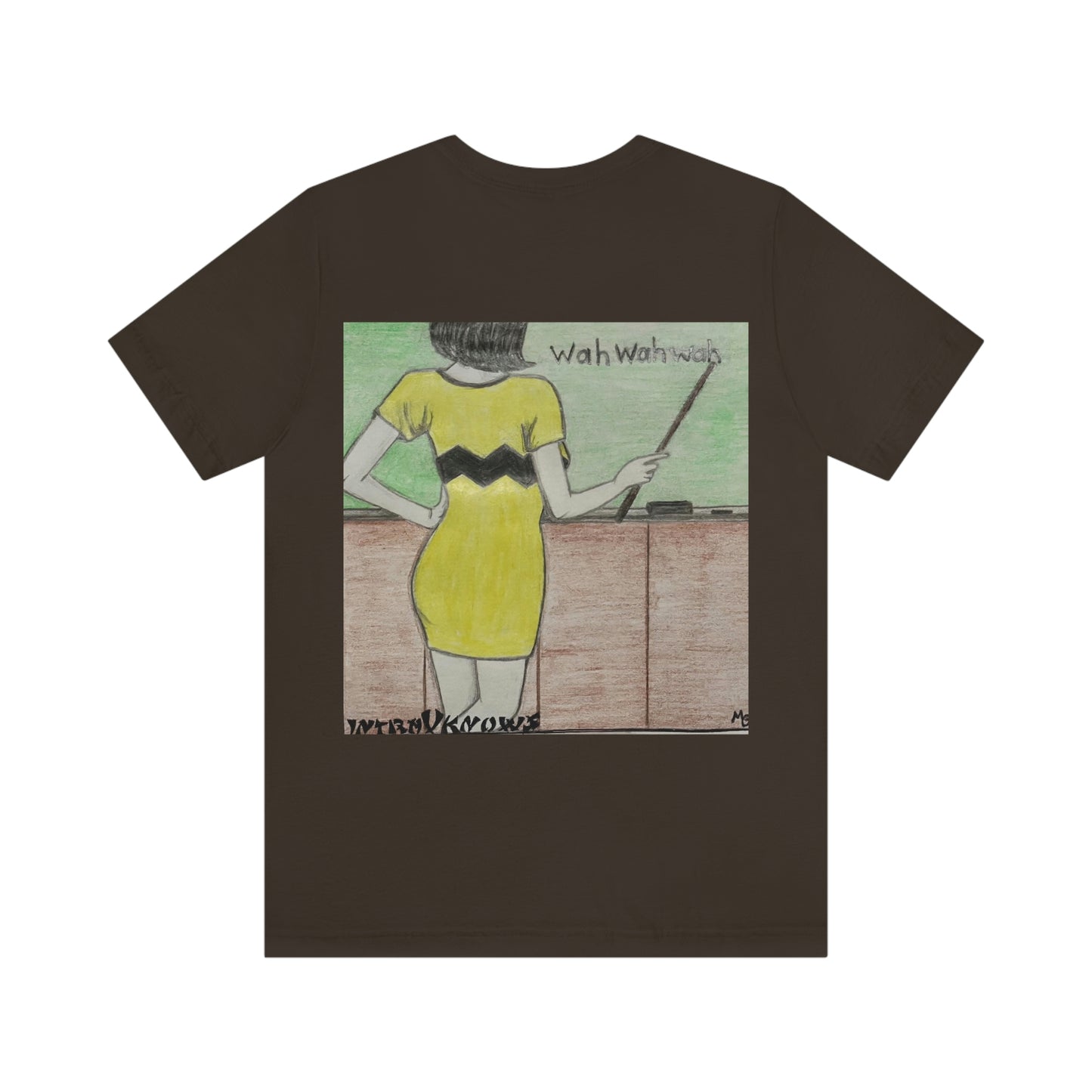 "Charlie BrownE's Teacher" T-Back
